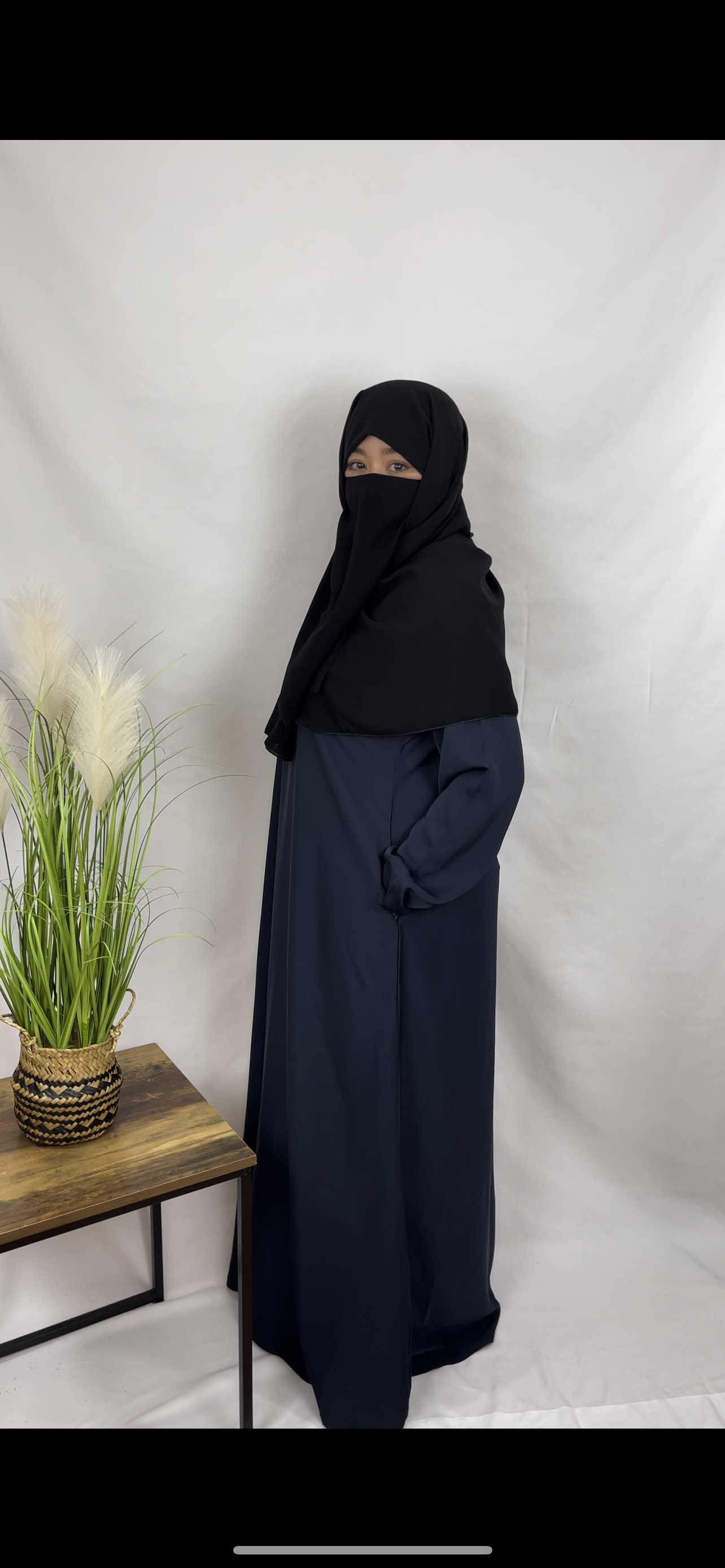 ROYAL BLUE ABAYA