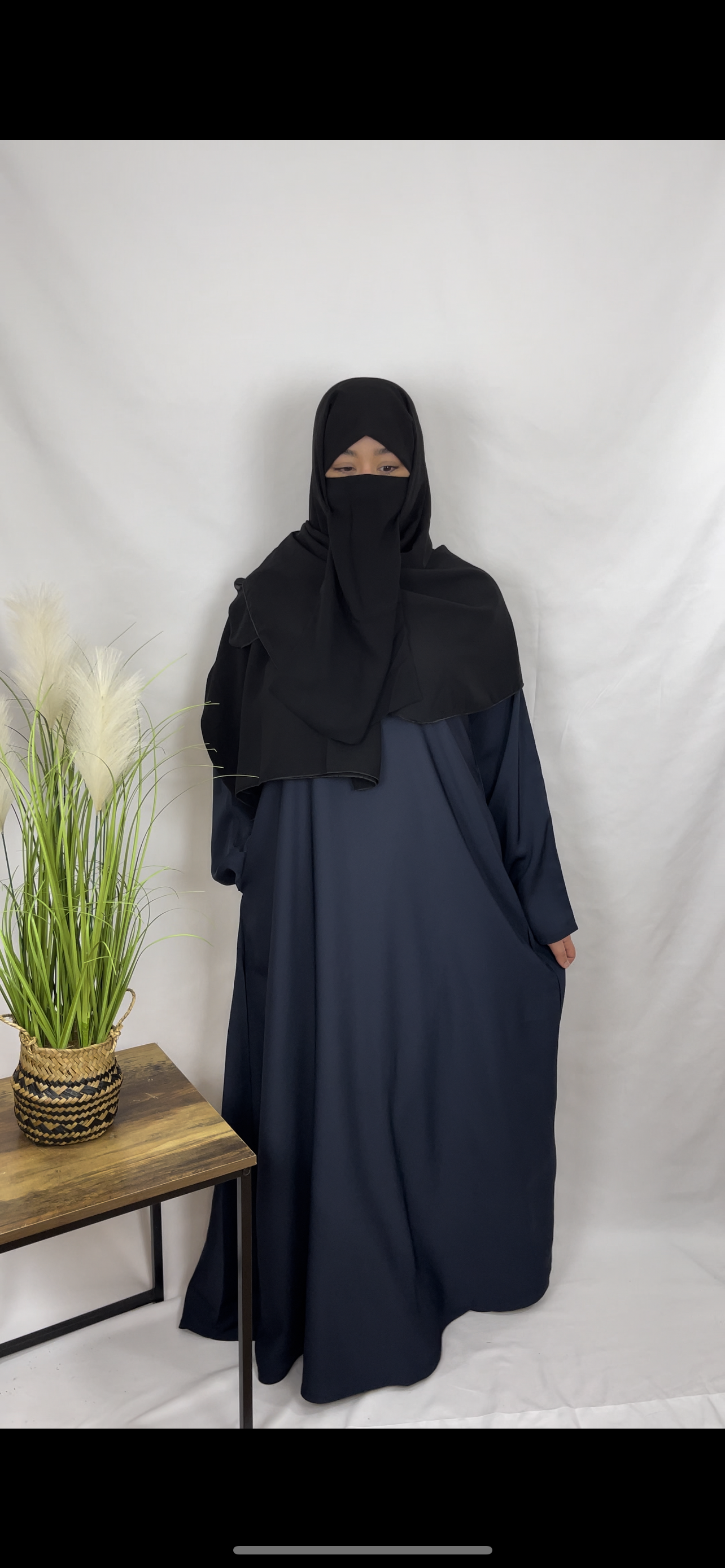 ROYAL BLUE ABAYA