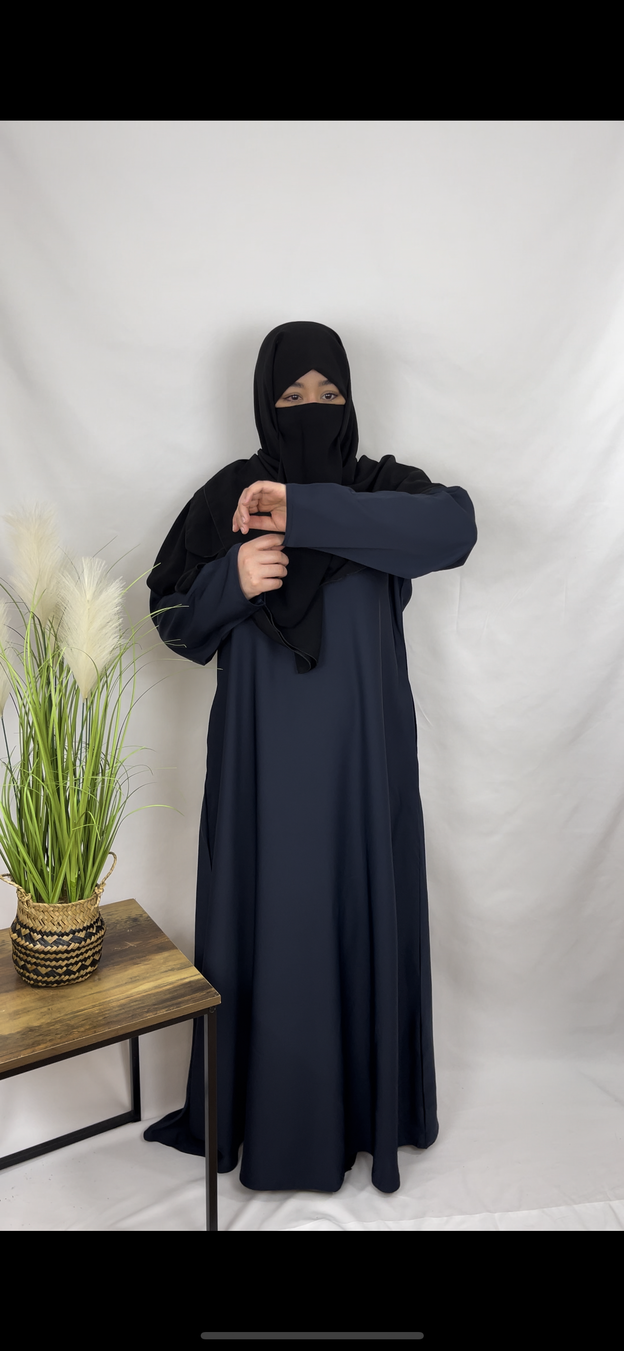 ROYAL BLUE ABAYA