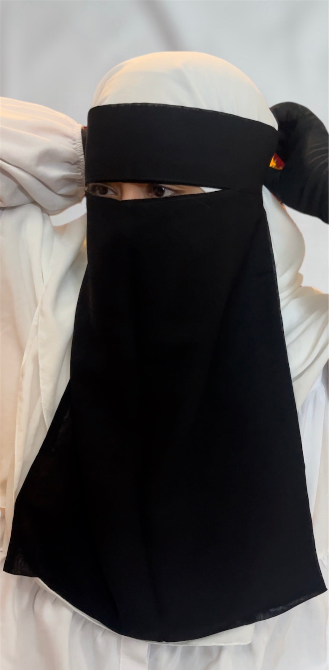 Classic MEDIUM Black Niqab