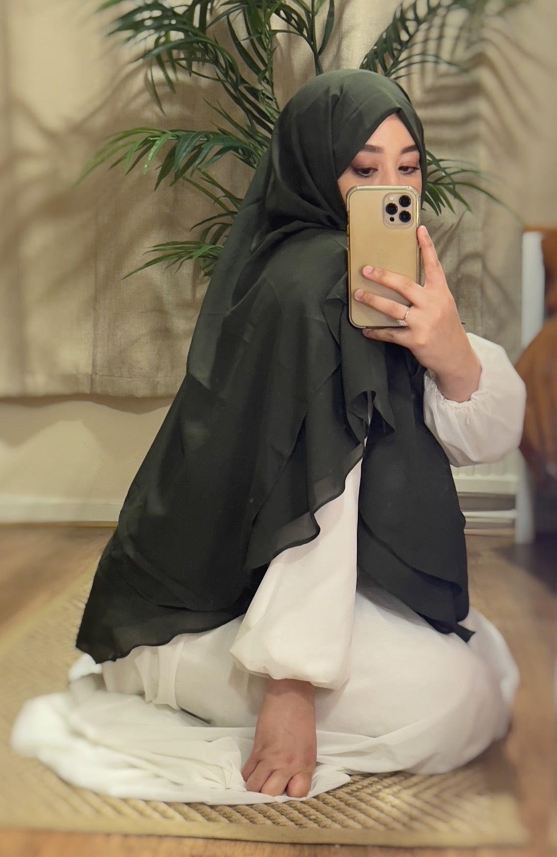 Military Green Malàsia Khimar