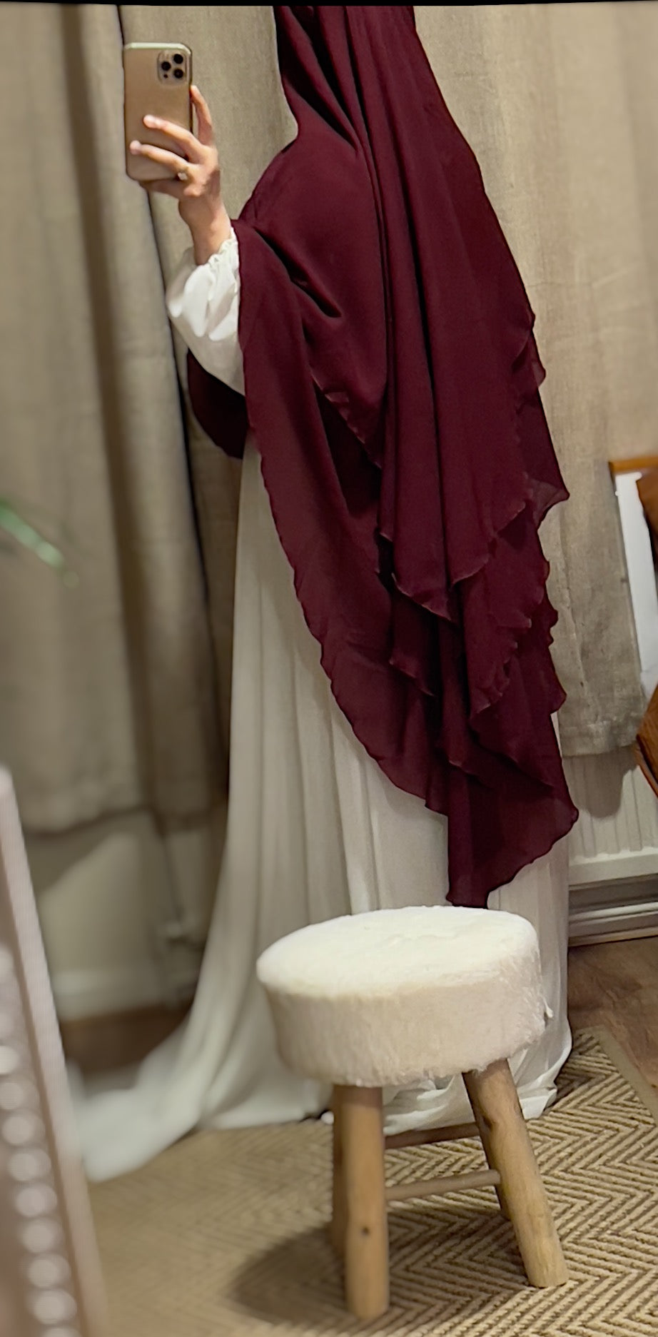 Dolce Bordeaux Khimar