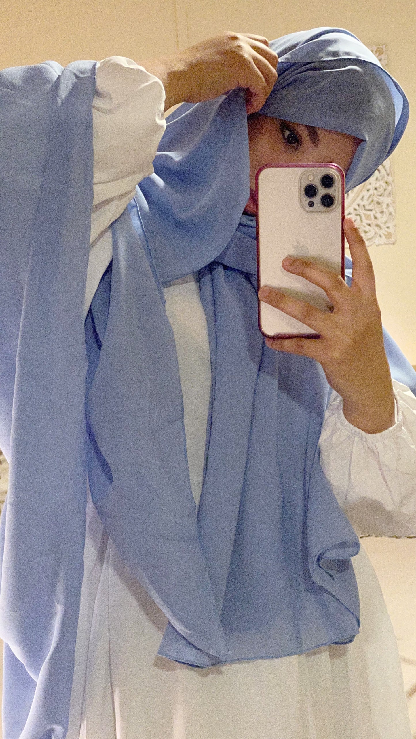 Maxi Sky Flouncy Hijab