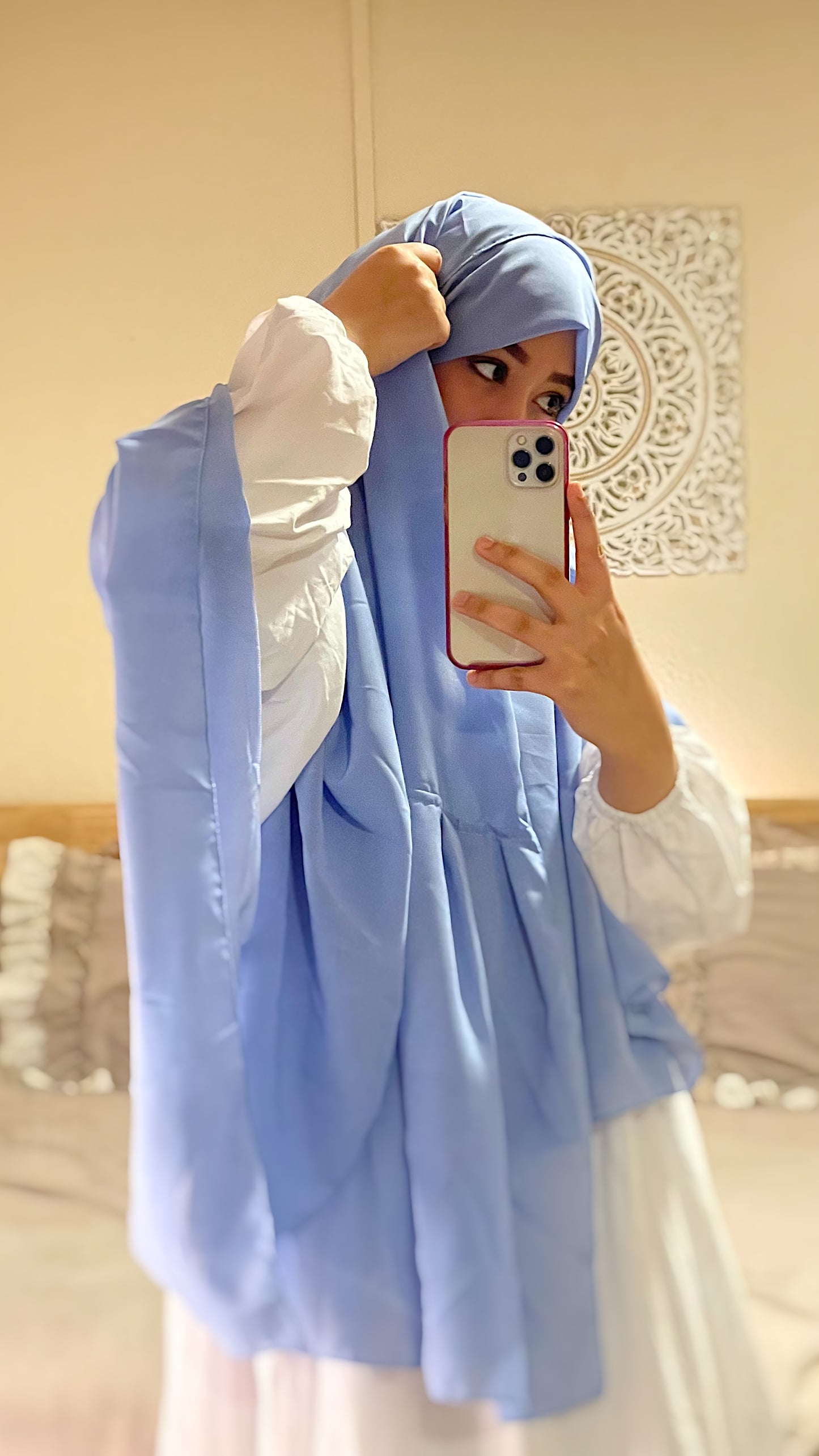 Maxi Sky Flouncy Hijab