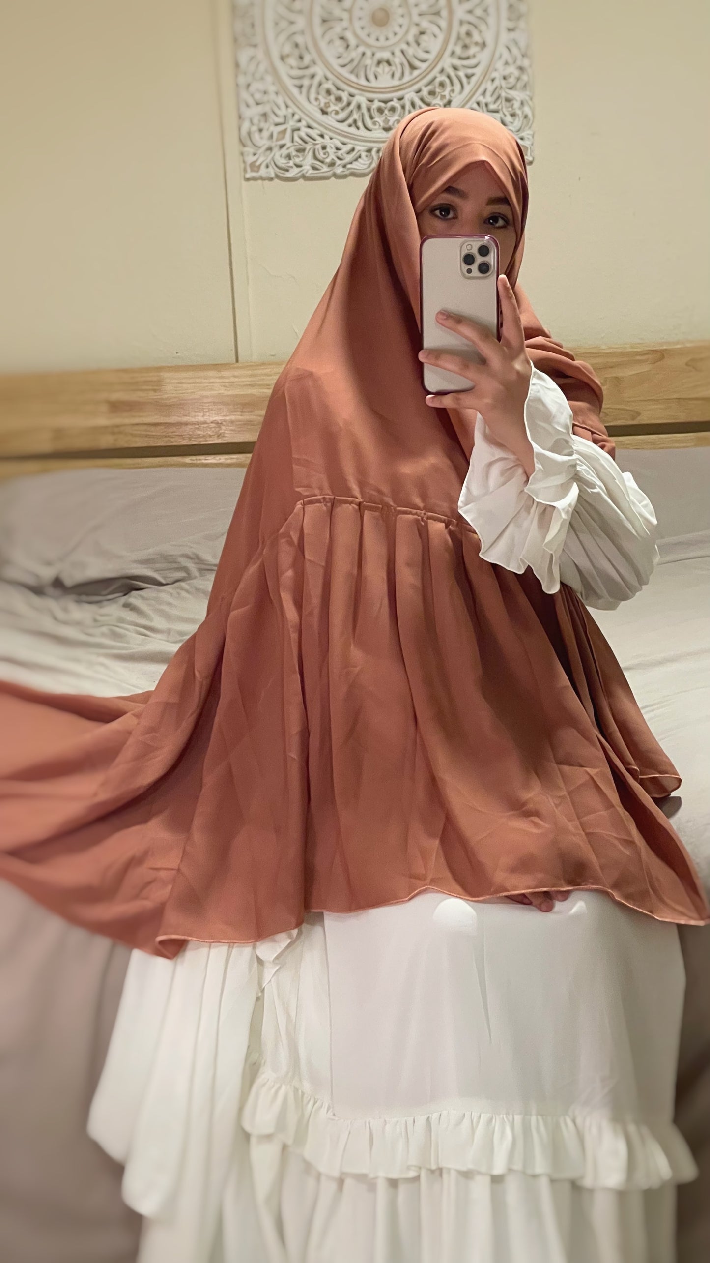 Maxi Koi Orange Flouncy Hijab