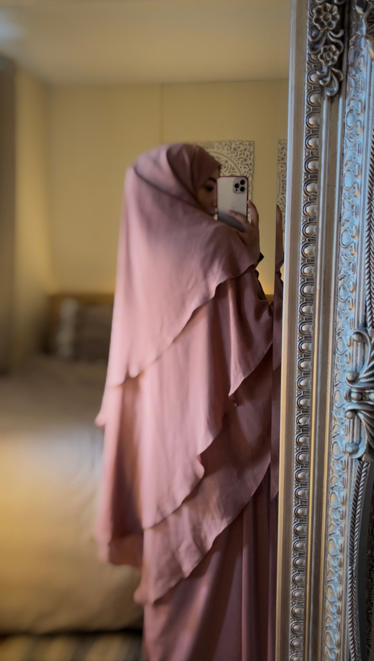 Dolce Dusty Pink Khimar