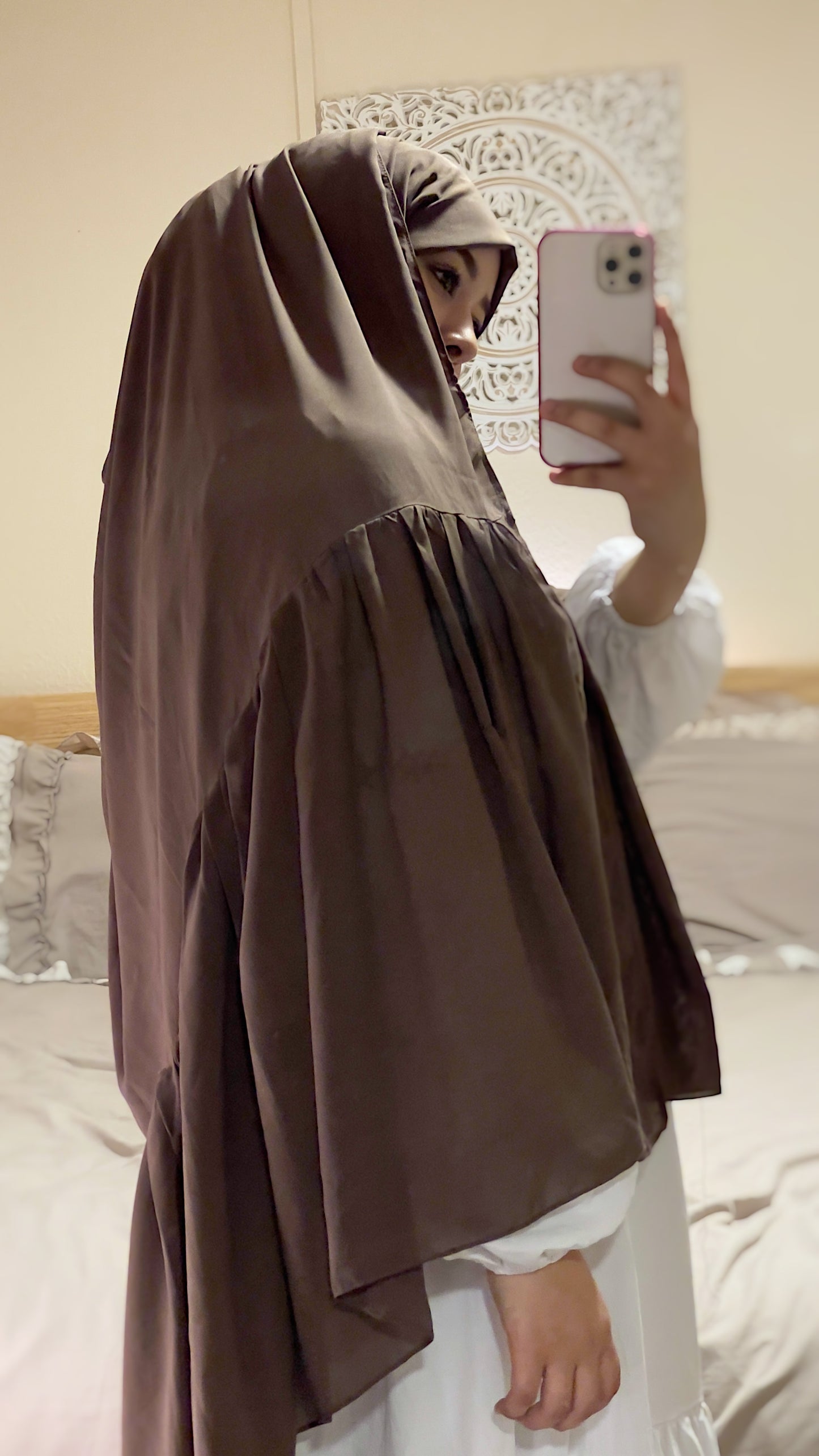 Maxi Chocolate Flouncy Hijab