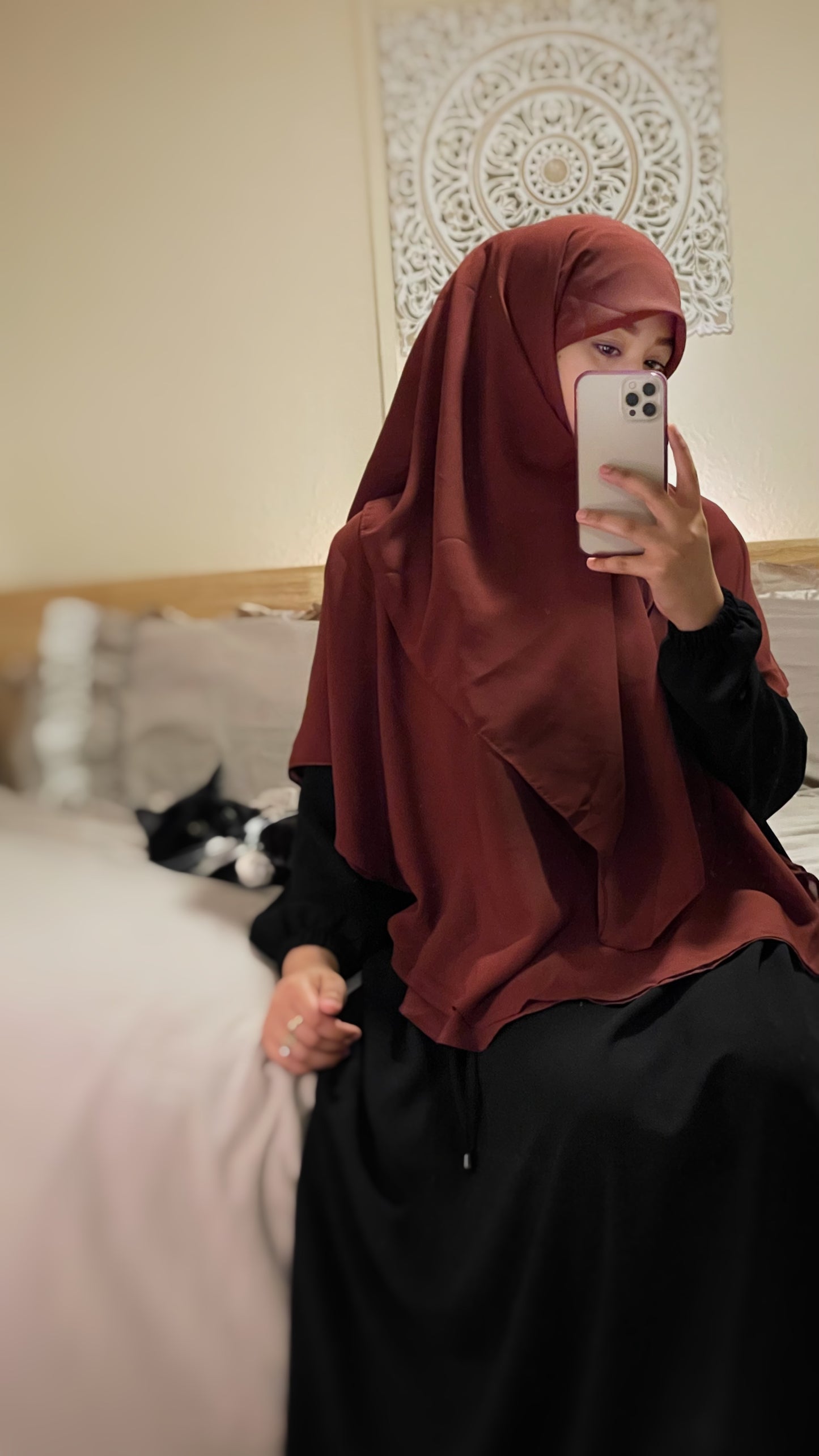Burnt Umber Malàsia Khimar