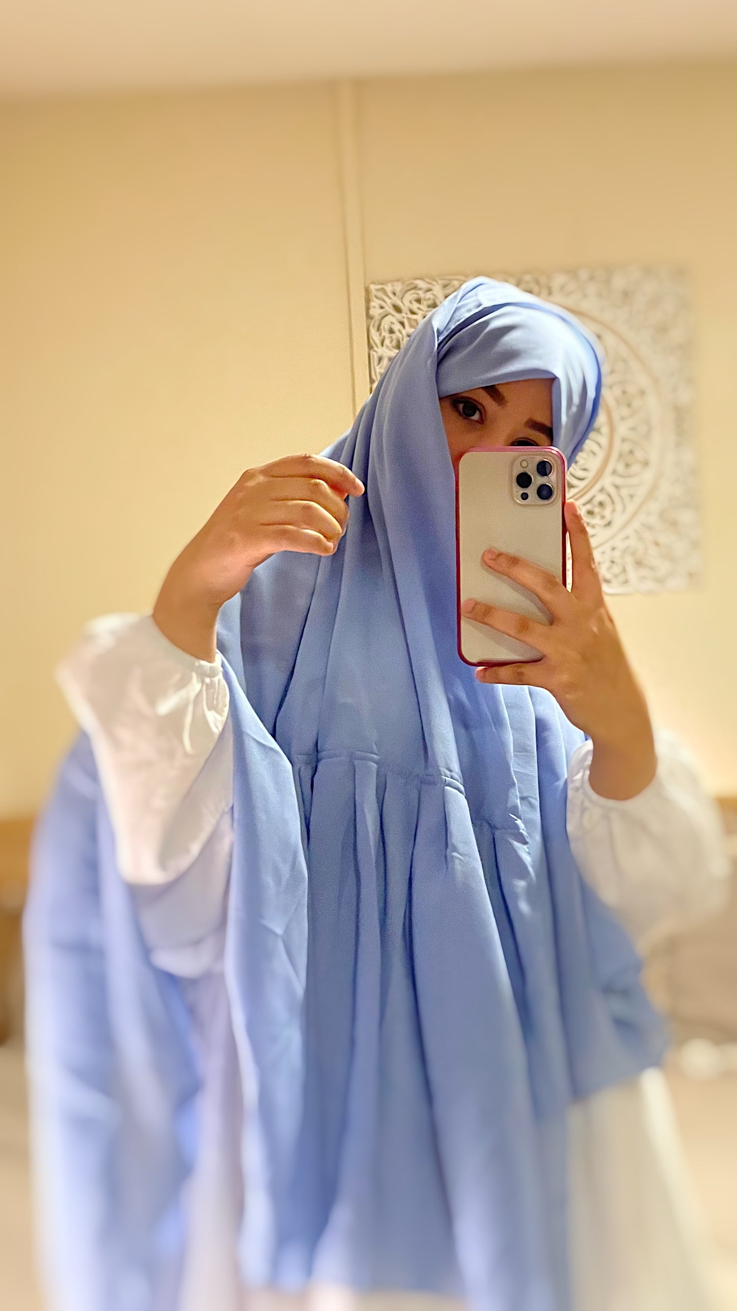 Maxi Sky Flouncy Hijab
